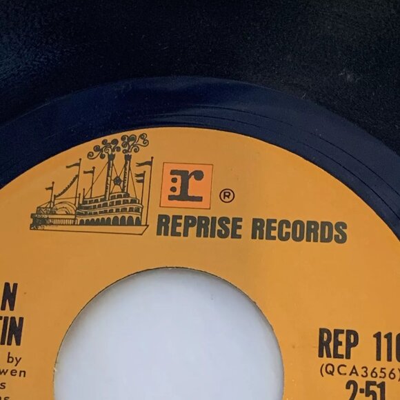 Dean Martin Smile (7 Vinyl, 45 RPM, 1973) Reprise REP 1166 VG Get On With Your - Picture 4 of 11